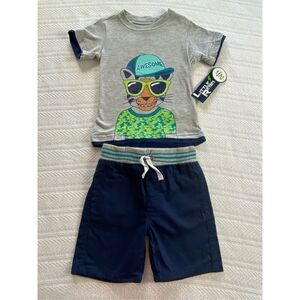 LITTLE REBELS Boy 24M 2Piece Short Pants Set